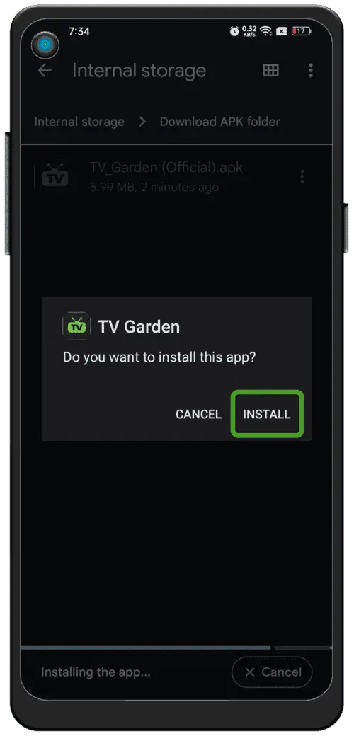 Install & Launch baobabTV